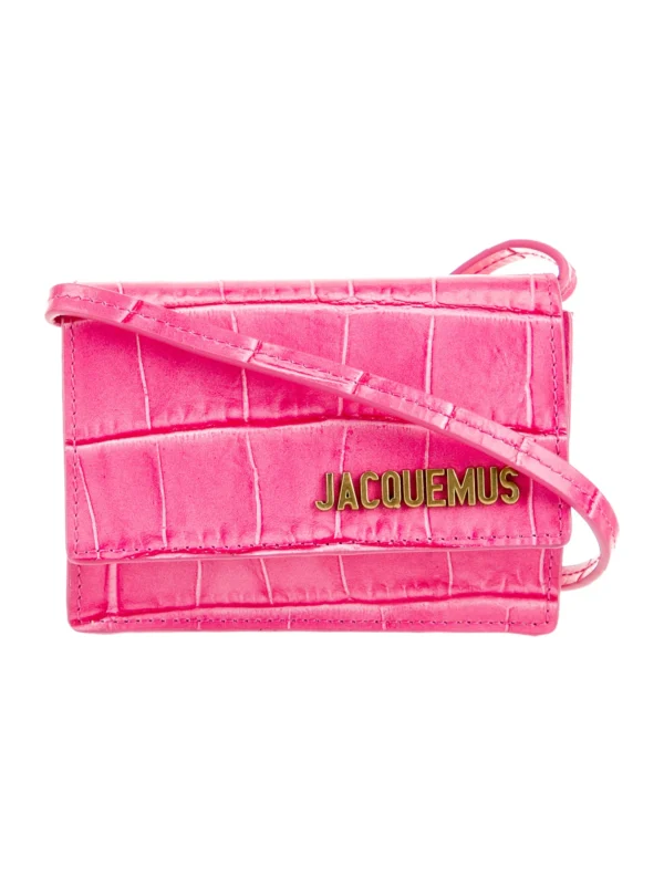 Embossed Leather Crossbody Bag – Image 4