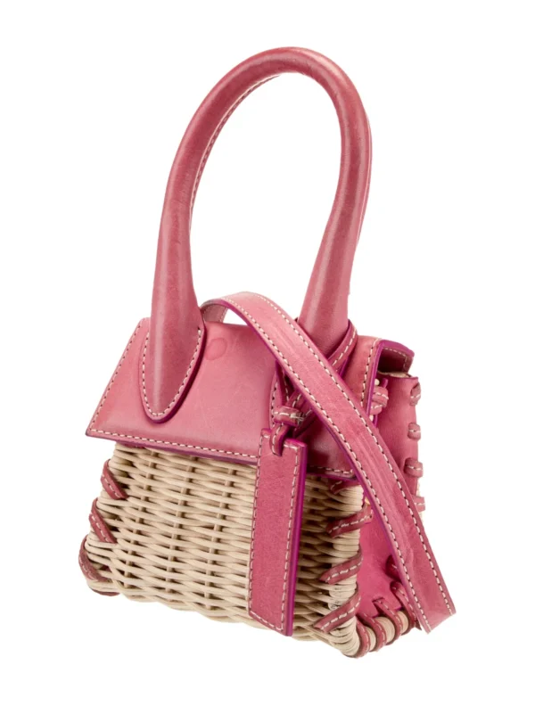 Wicker Bucket Bag – Image 3